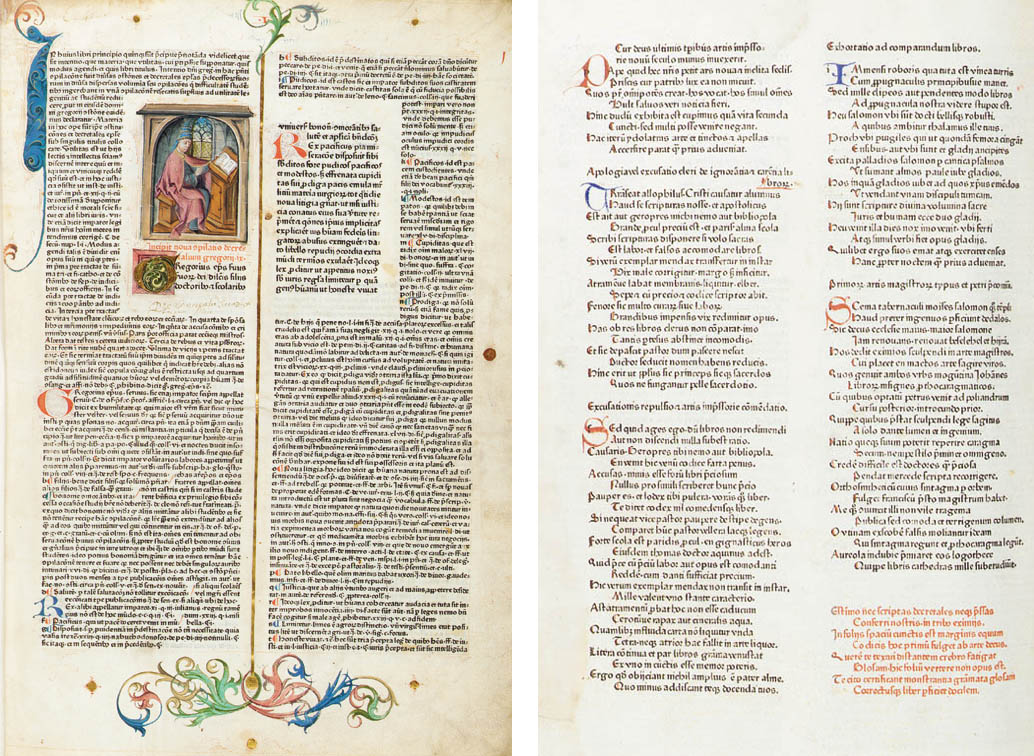 Decretales cum glossa Bernardi Parmensis, collected and edited by St. Raymund of Peñafort. Mainz: Peter Schoeffer, 23 November 1473