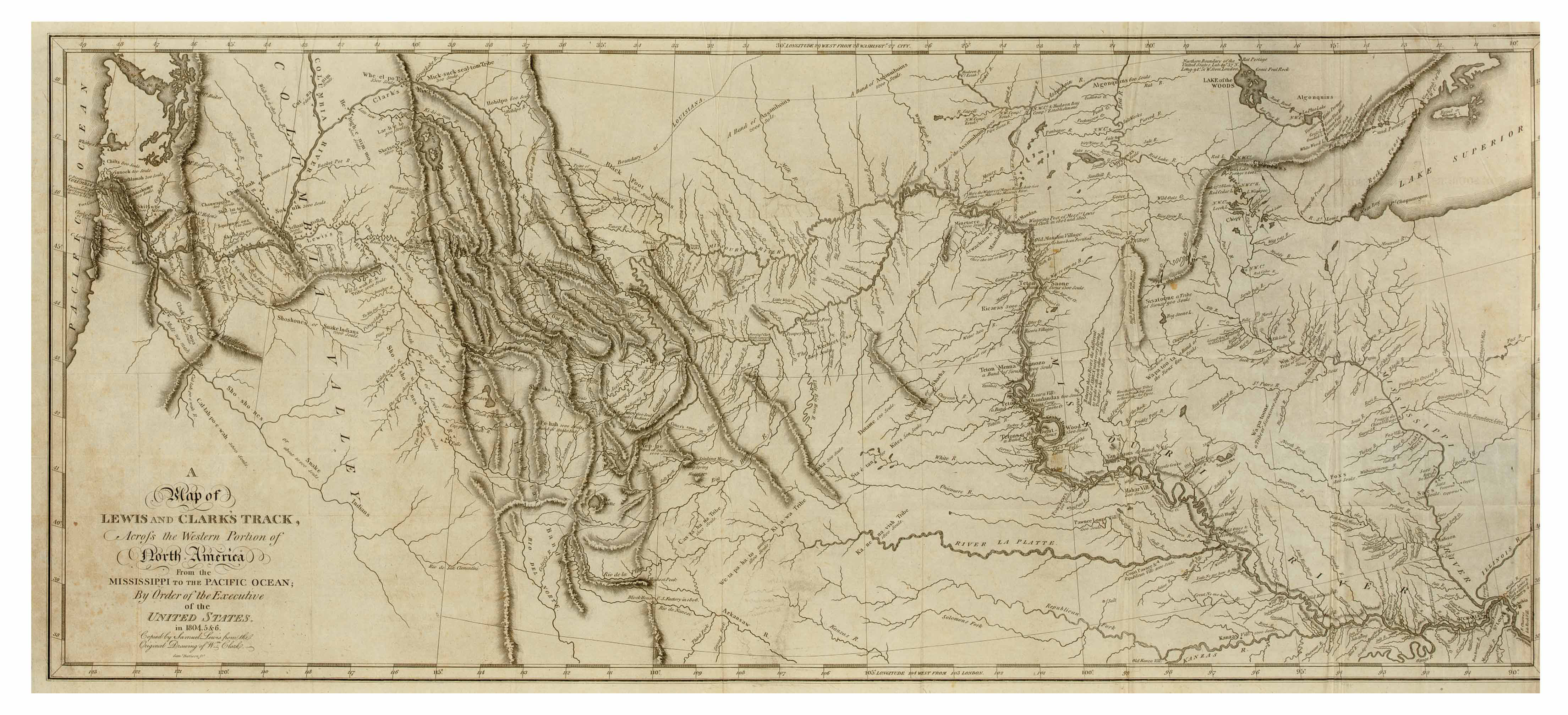 Lewis, Meriwether (1774-1809) and William Clark (1770-1838). History of the Expedition under the Command of Captains