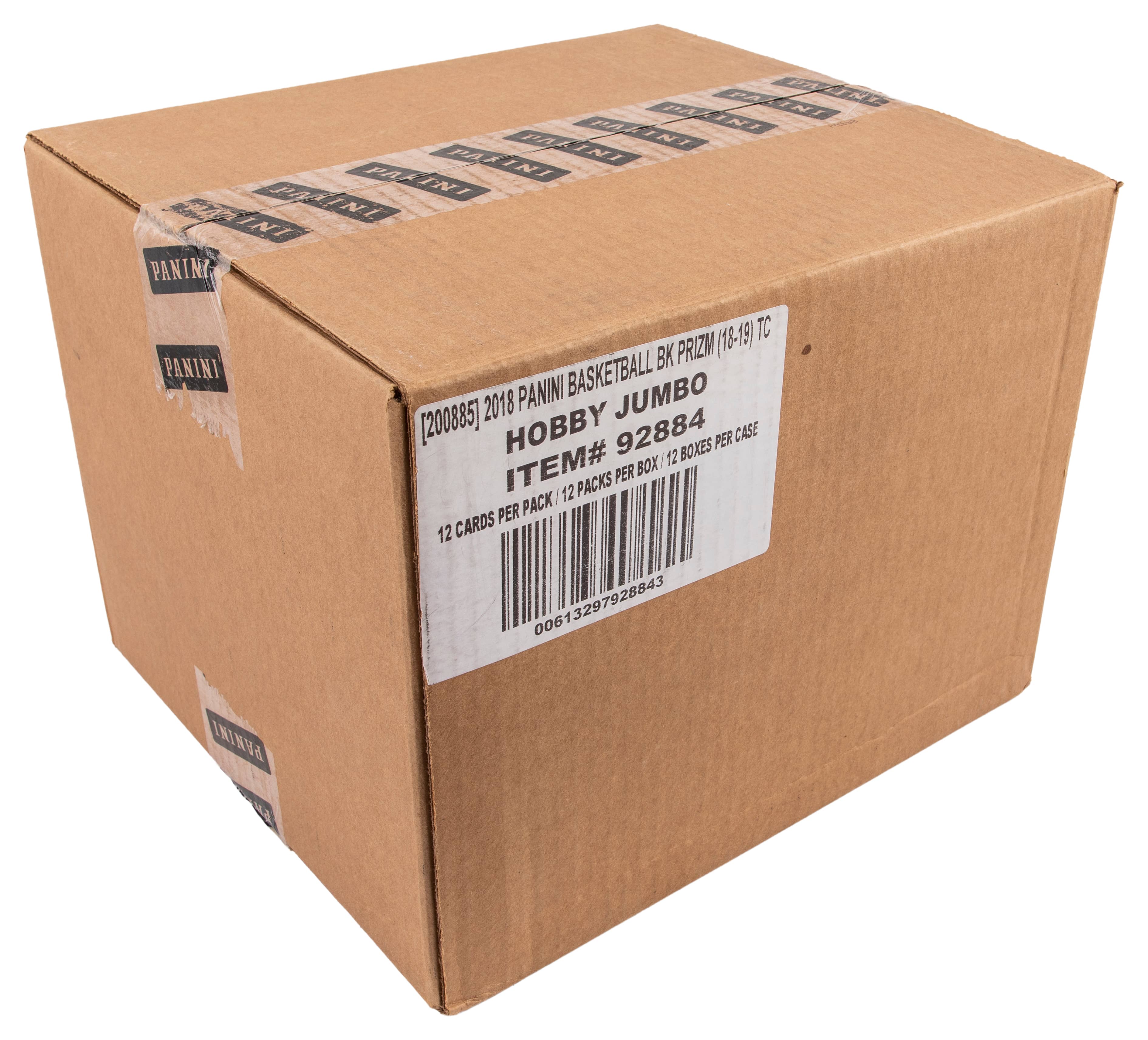 2018-19 Panini Prizm Basketball Factory-Sealed Hobby Case (12 Boxes) - Possible Luka Doncic, Shai Gilgeous-Alexander, Jalen Brunson Rookie Cards