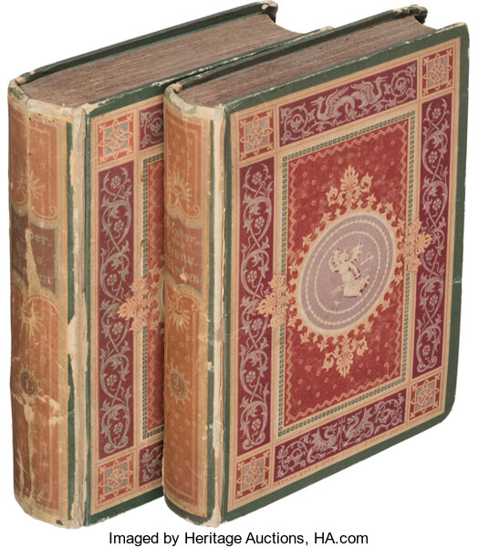 Jacob and Wilhelm Grimm. Kinder- Und Hausmärchen. Göttingen: Dieterich, 1837. First Enlarged (Unabridged Edition), and Third Edition Overall. An Important Presentation Copy, Inscribed by Wilhelm Grimm, "to Dear Malchen Hassenpflug from Her True Friend..."