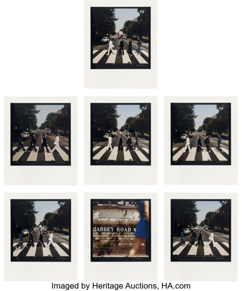 The Beatles Abbey Road, Album Cover Session, August 8, 1969, Portfolio of Seven Chromogenic Color Photographs, Edition No. 8/25, by Iain MacMillan