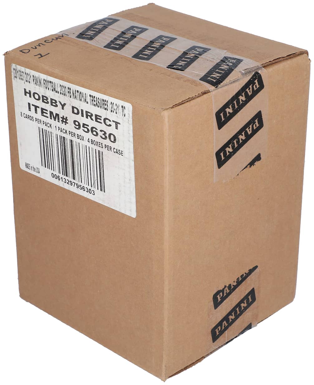 2020 Panini National Treasures Football Factory-Sealed Hobby Case (4 Boxes) - Possible Joe Burrow, Justin Herbert, and Tua Tagovailoa Rookie Cards