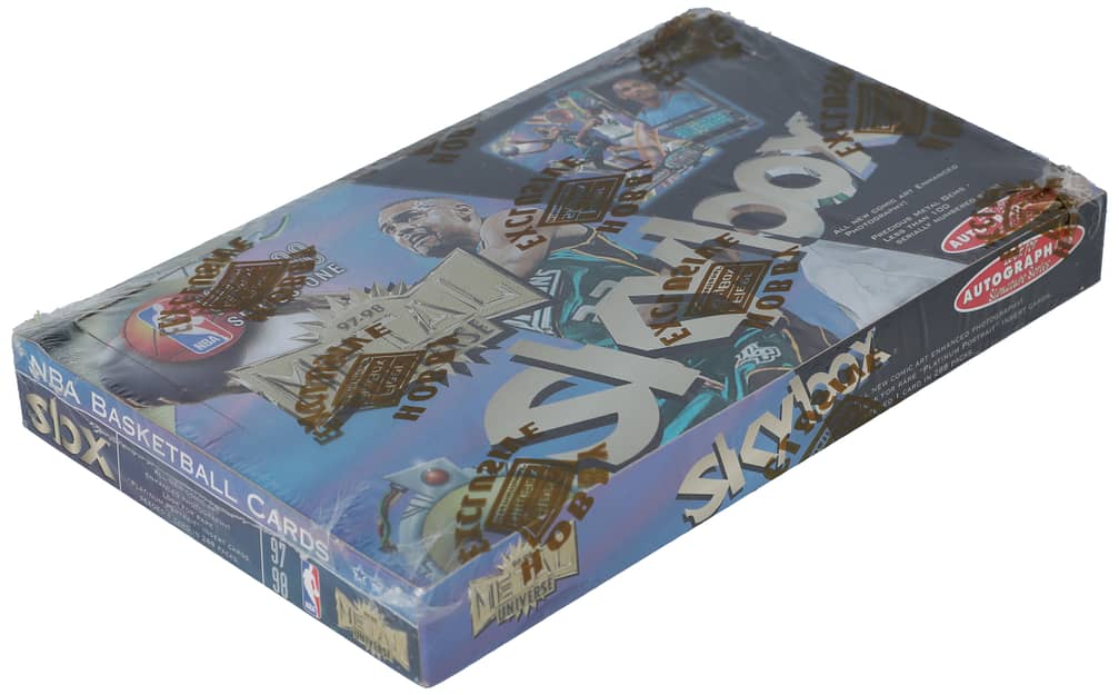 1997-98 SkyBox Metal Universe Basketball Series One Factory-Sealed Hobby Box (24 Packs) - Possible Tim Duncan, Tracy McGrady Rookie Cards, Michael Jordan, Kobe Bryant PMGs