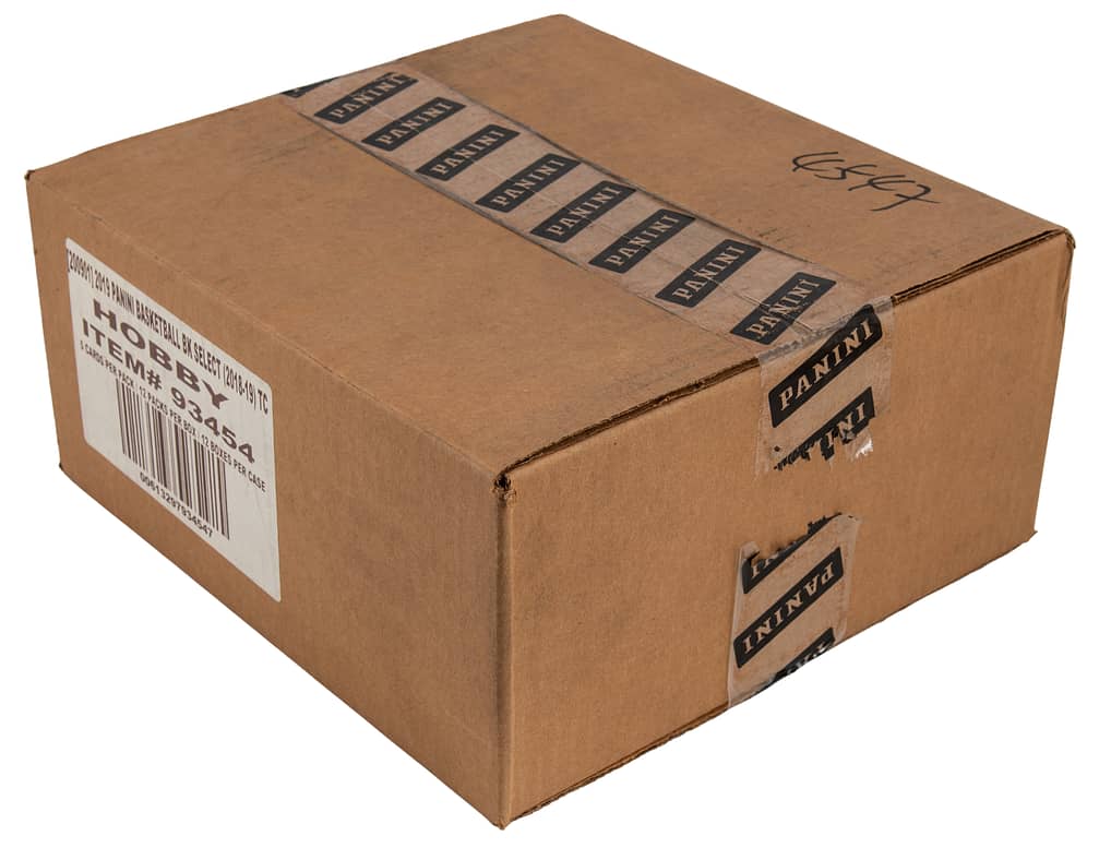 2018-19 Panini Select Basketball Factory-Sealed Hobby Case (12 Boxes) - Possible Luka Doncic, Shai Gilgeous-Alexander, Trae Young Rookie Cards