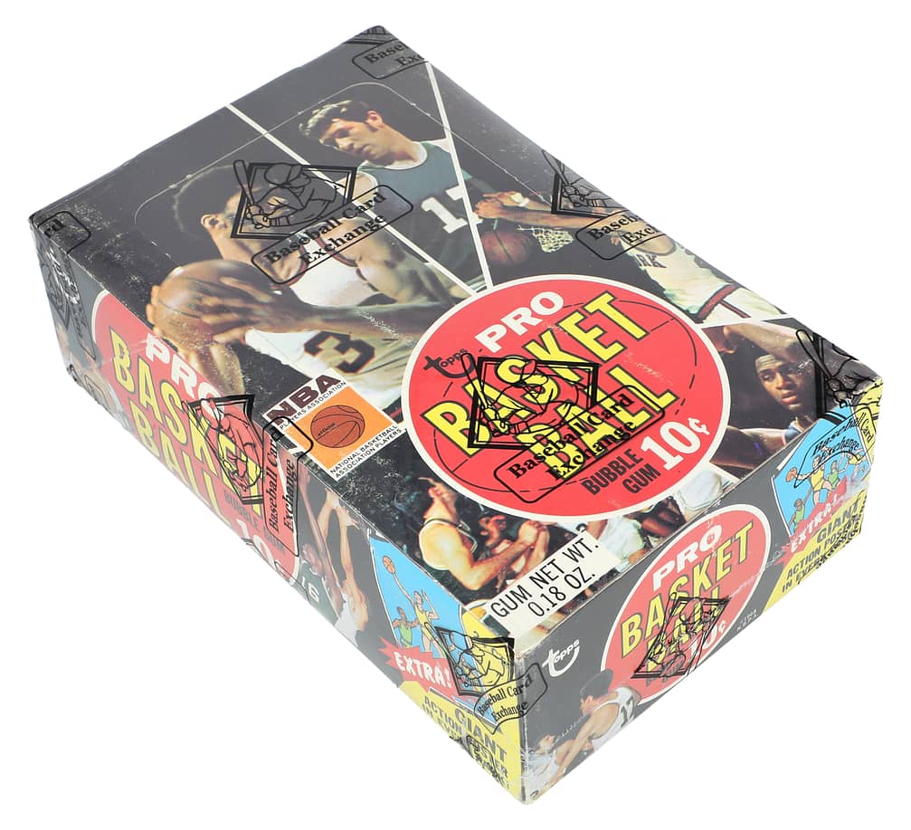 1970-71 Topps Basketball-Series 1 Unopened Wax Box (24 Packs) - Possible Lew Alcindor, Wilt Chamberlain Cards - Ex-Fritsch Vault - BBCE Certified