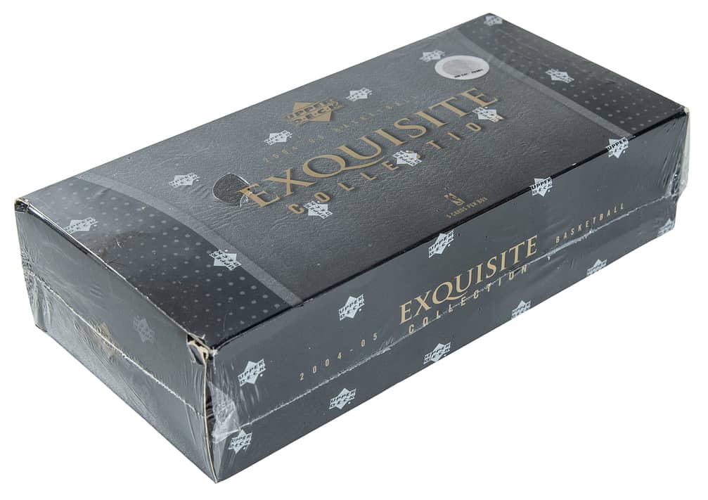 2004-05 Upper Deck Exquisite Collection Basketball Factory-Sealed Hobby Box (5 Cards) - Possible LeBron James, Michael Jordan, Kobe Bryant Cards