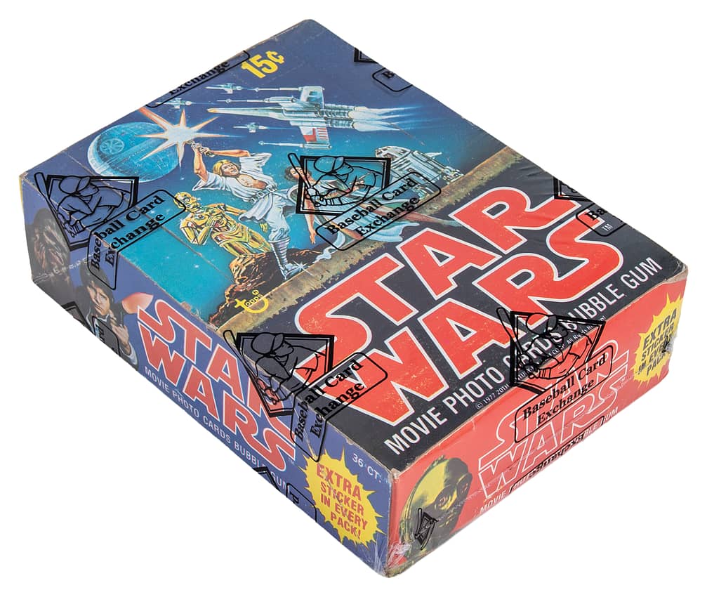 1977 Topps Star Wars Series 1 Unopened Wax Box (36 Packs) - Possible Luke Skywalker, Princess Leia Organa, Han Solo Cards - BBCE Certified